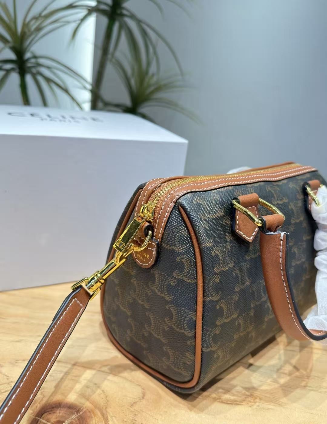 CELINE Sailin Pillow Bag in Brown