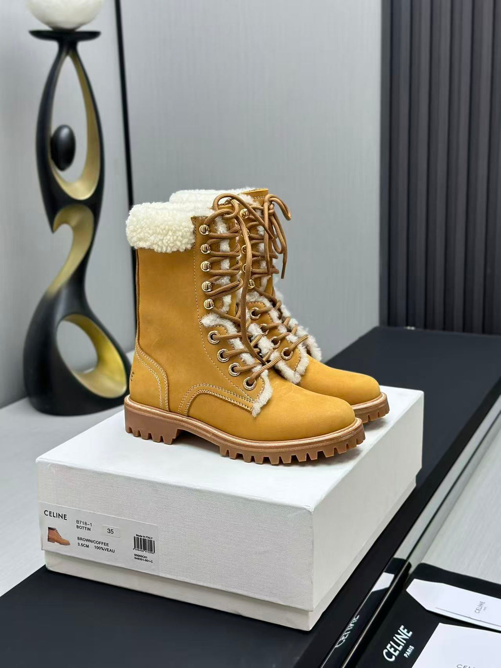 Celin Celine Yang Mi with Martin rhubarb boots 35-45