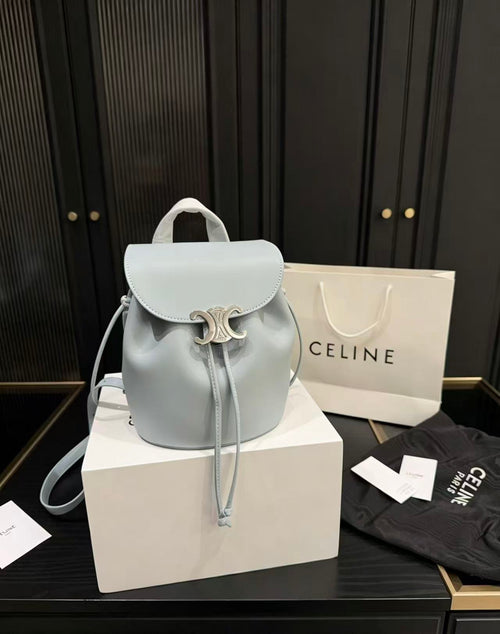 CELINE Bonnie Backpack in Sky Blue