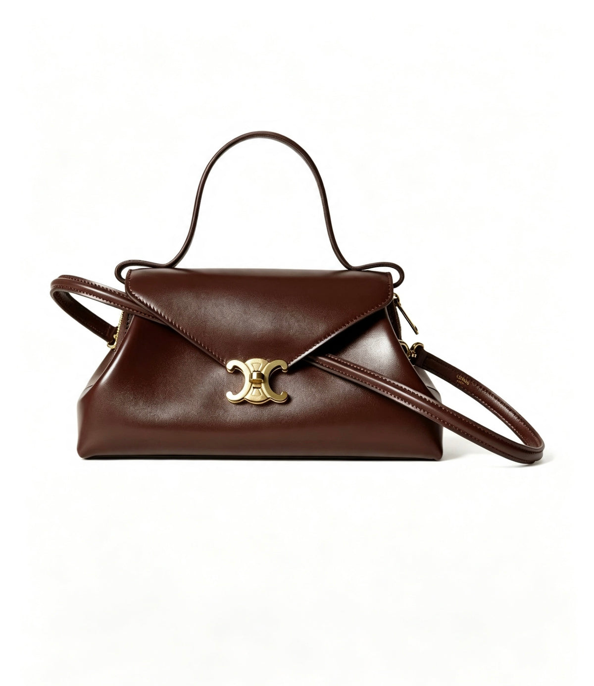 CELINE Flair Bag in Burgundy