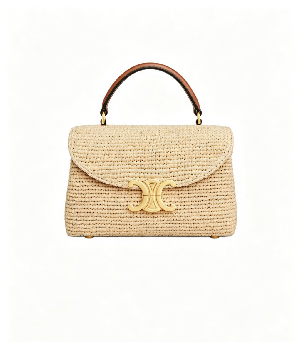 CELINE Teen Nino Woven Handbag