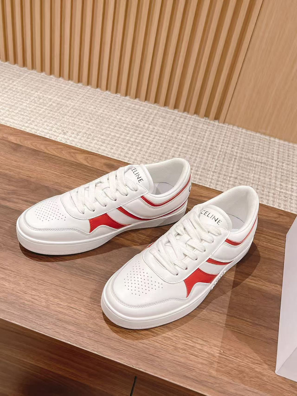 CELINE All-Season Unisex Sneakers — White