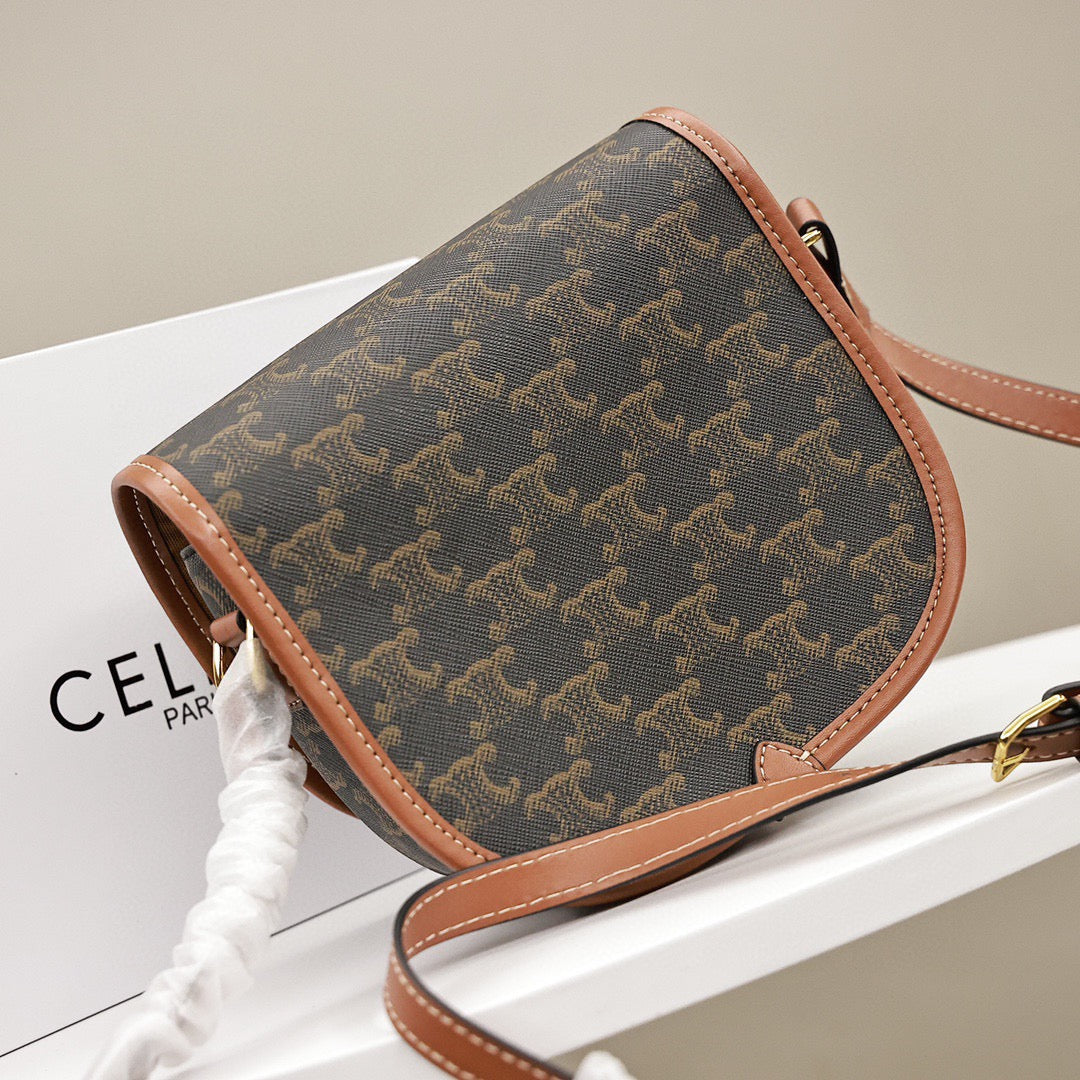 Celine Monogram Saddle Bag
