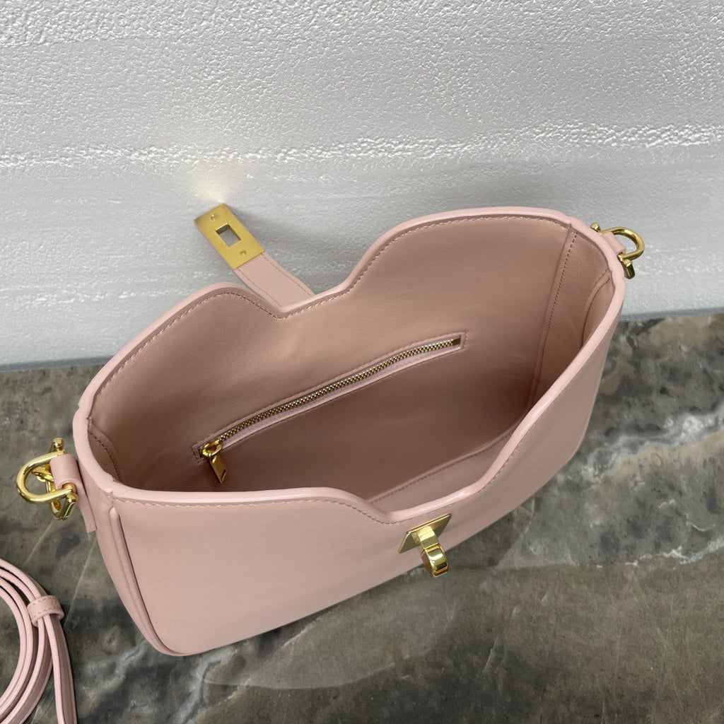 CELINE Camille Soft Calfskin Bag in Pink