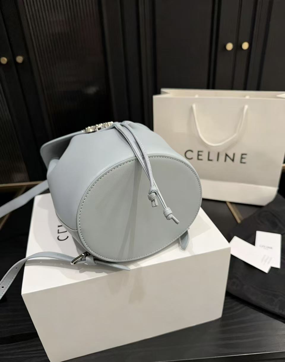 CELINE Bonnie Backpack in Sky Blue