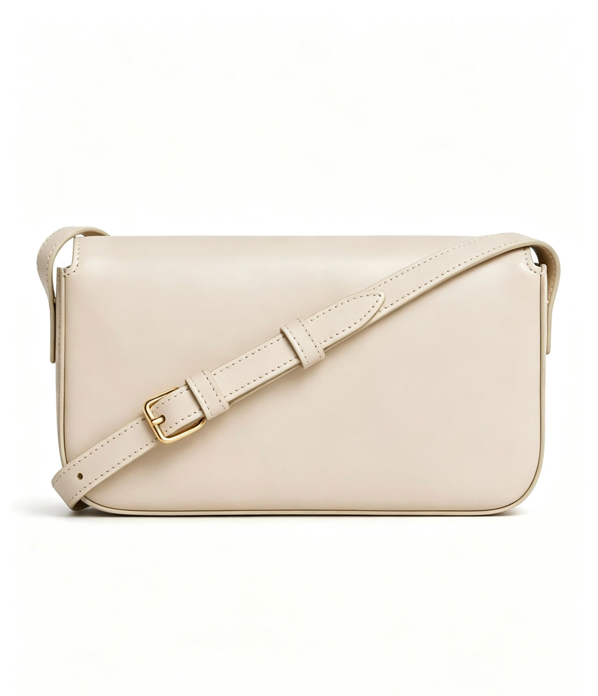 Celine Ivory Claude Leather Crossbody Bag