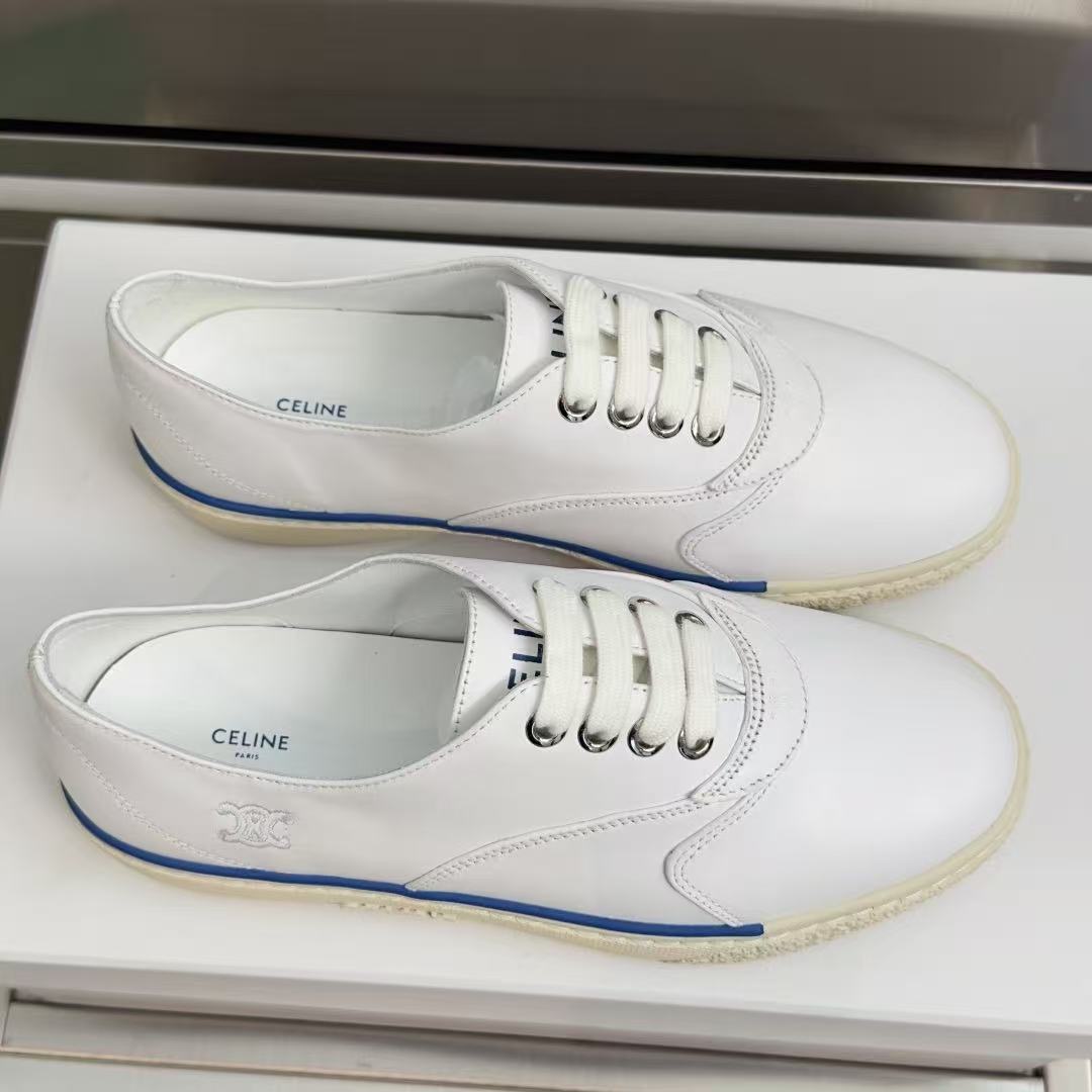CELINE Alan Casual Sneakers — White