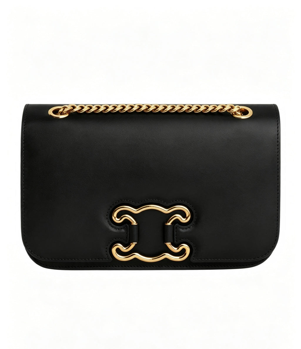 CELINE Underarm Shoulder Bag in Black