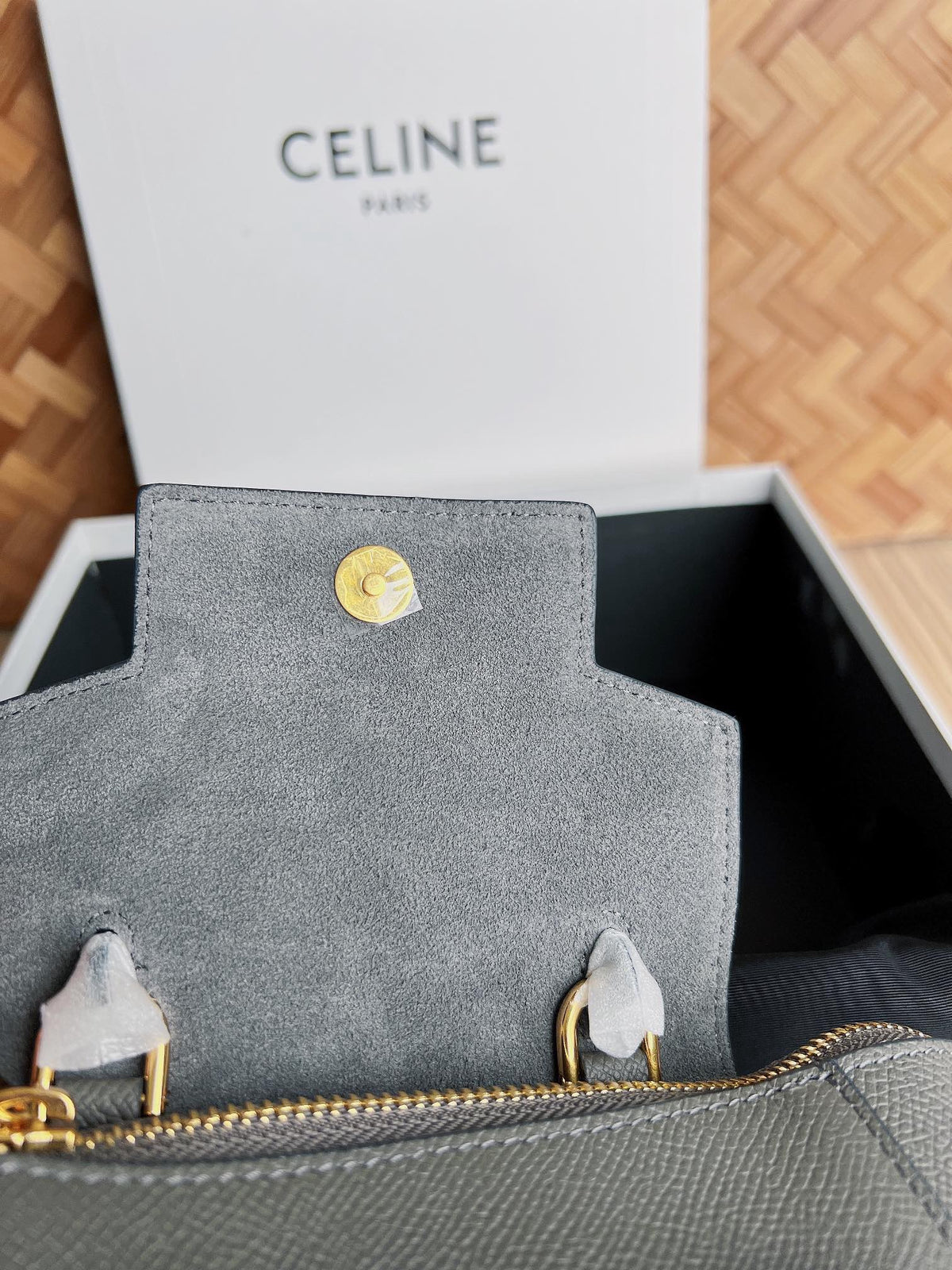CELINE Belt Bag in Grained Cowhide Leather