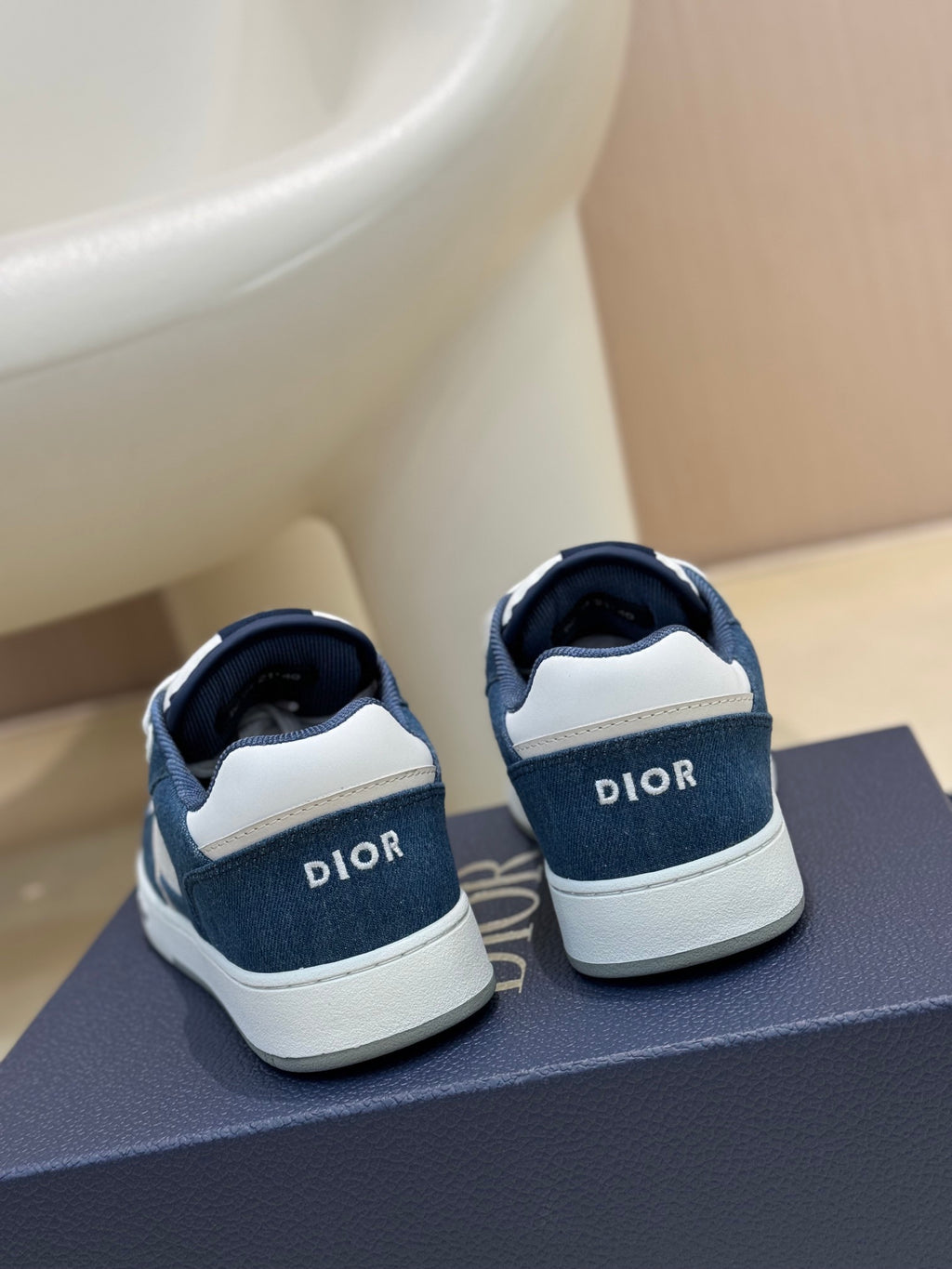 Dior Monogram Pebble-Grain Sneakers