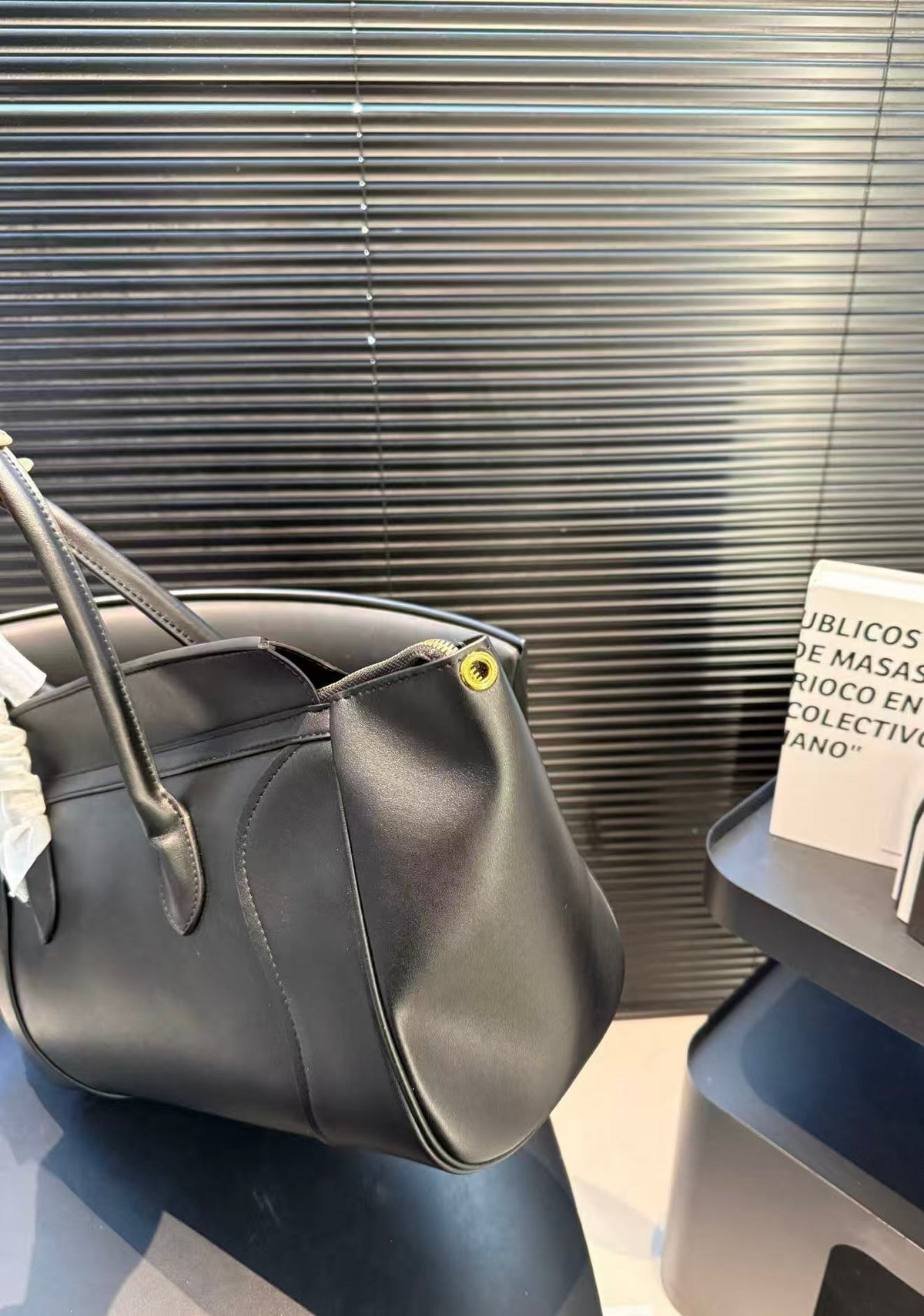 CELINE Smiling Face Bag in Black
