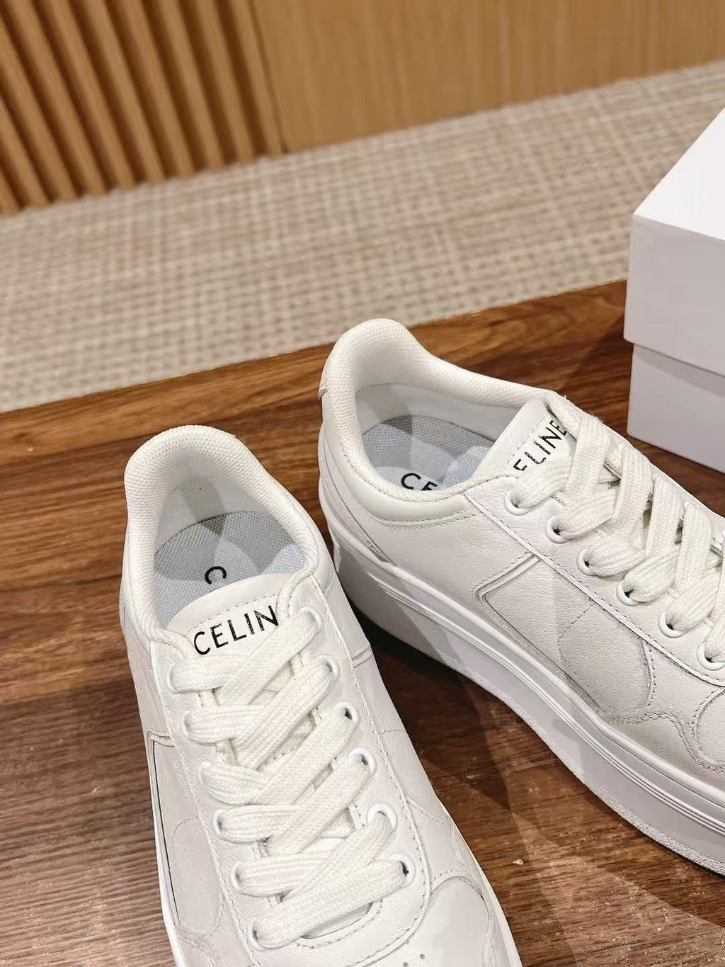 CELINE CT-10 Sneakers — Pure White