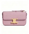 Celine Pink-Purple Claude Leather Crossbody Bag