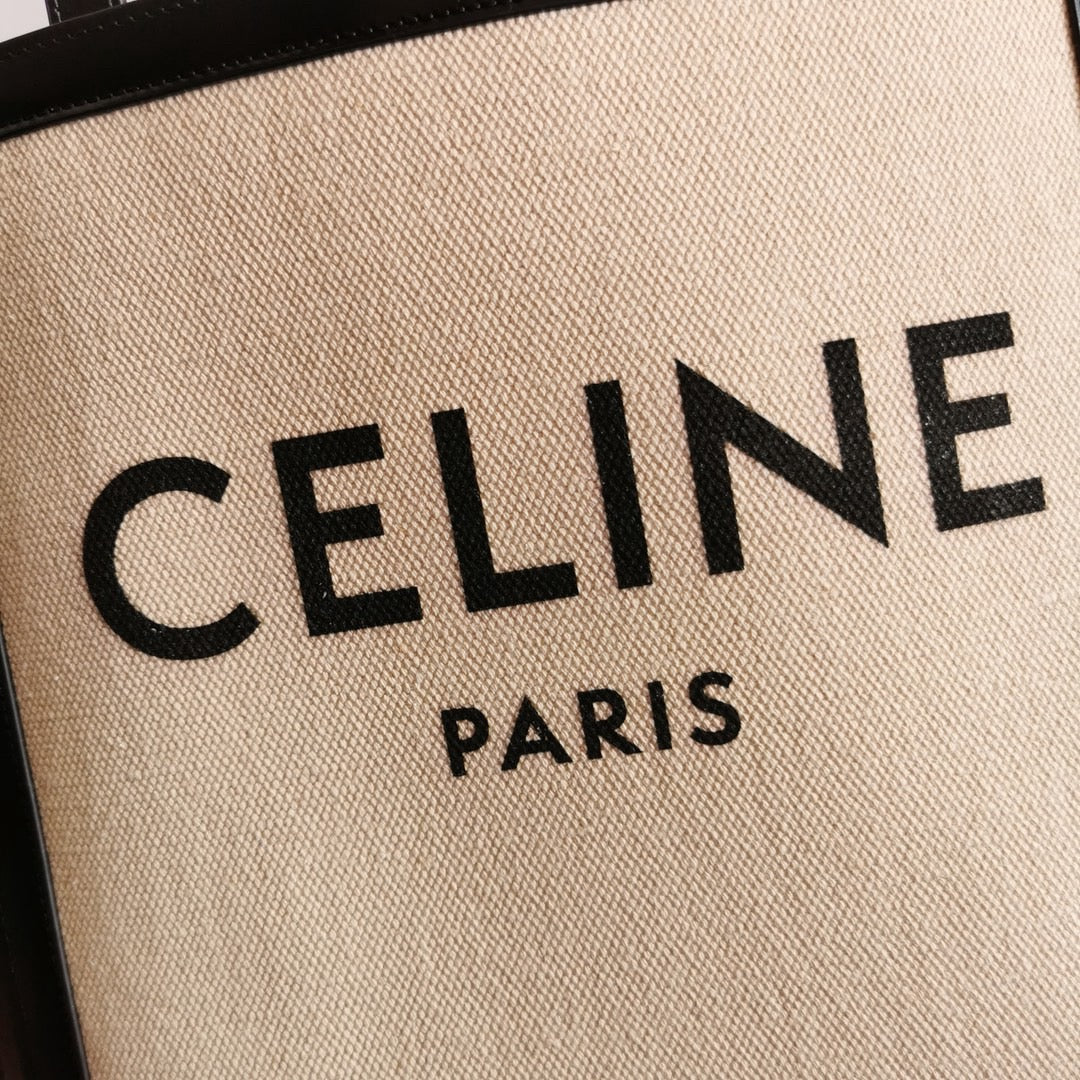 CELINE Cabas Tote Bag in Beige