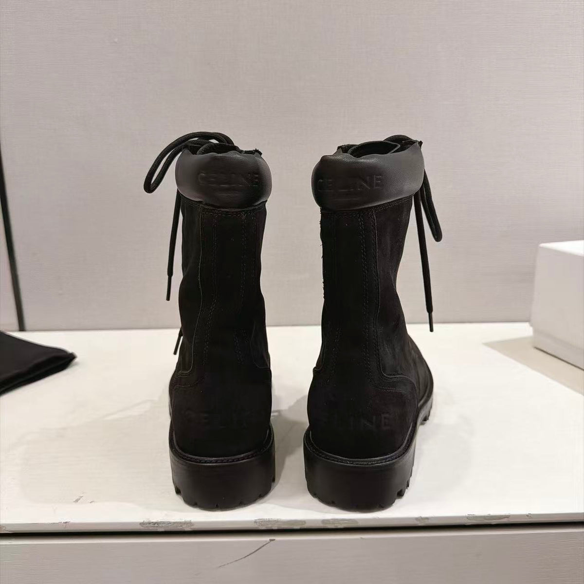 CELINE KURT Hiking Boots — Black