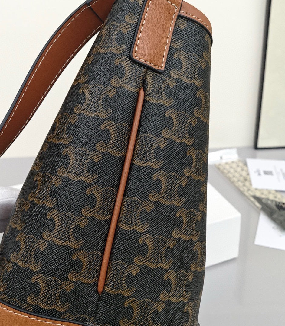 Celine Brown Bucket Bag
