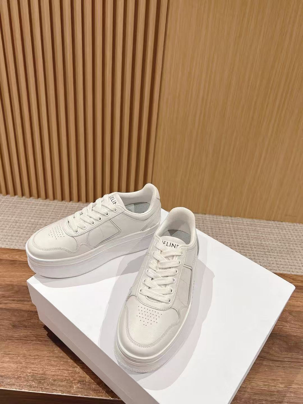 CELINE CT-10 Sneakers — Pure White