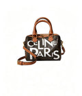 CELINE Pillow Graffiti Boston Bag Limited Edition in Brown