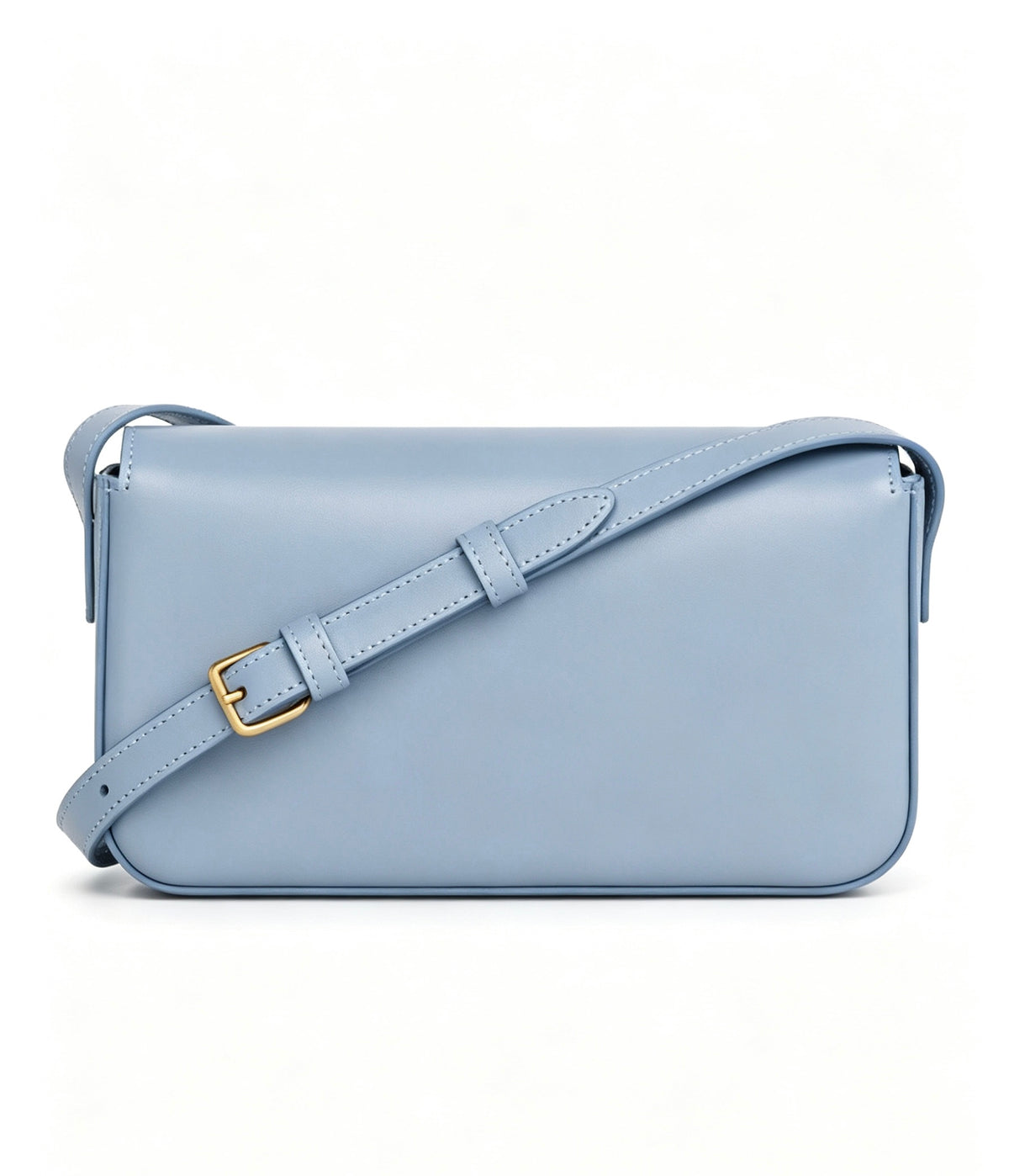 Celine Arctic Blue Claude Leather Crossbody Bag