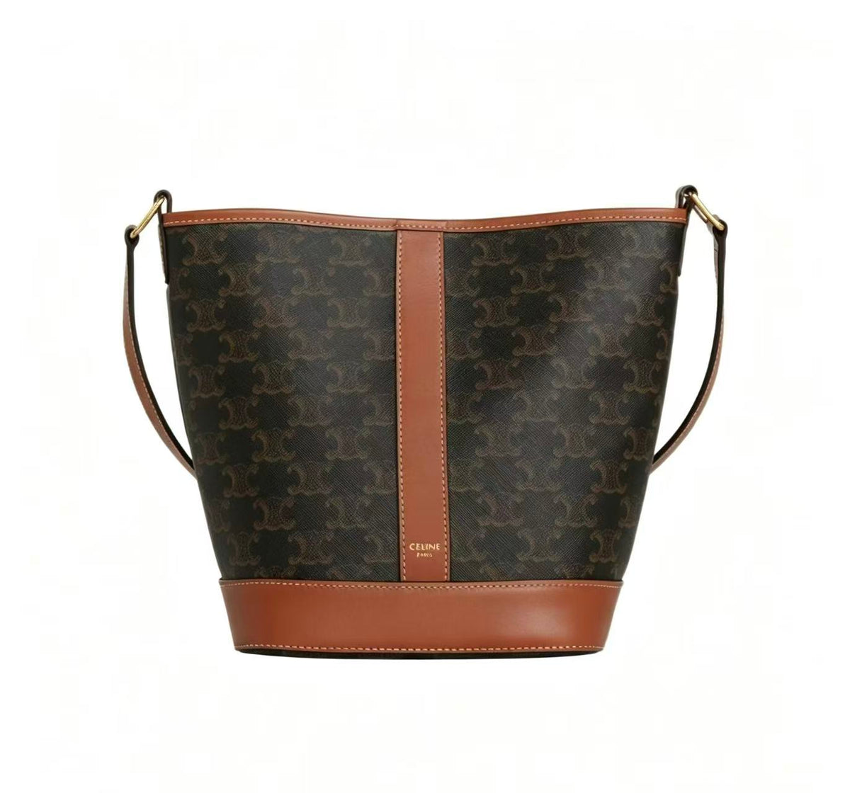 CELINE Bucket Bag in Brown