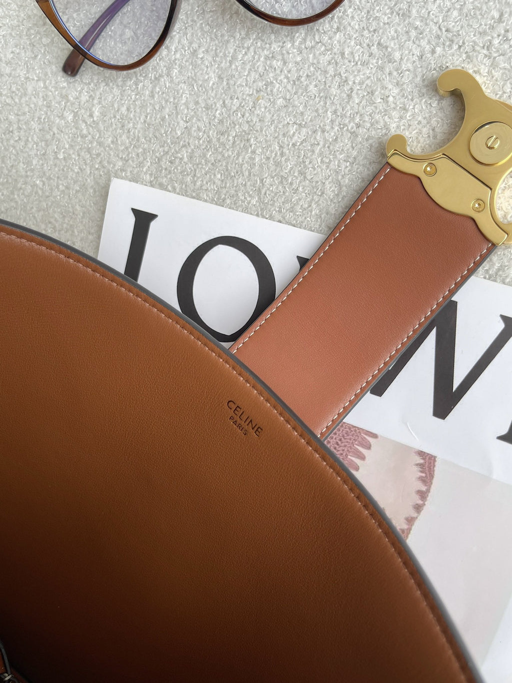 CELINE Bucket Bag in Brown