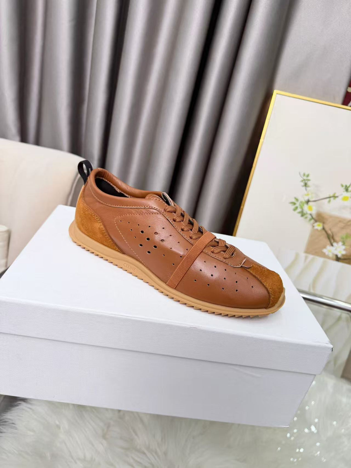 CELINE Breathable Punched Retro Sports Casual Shoes | EU 35-41
