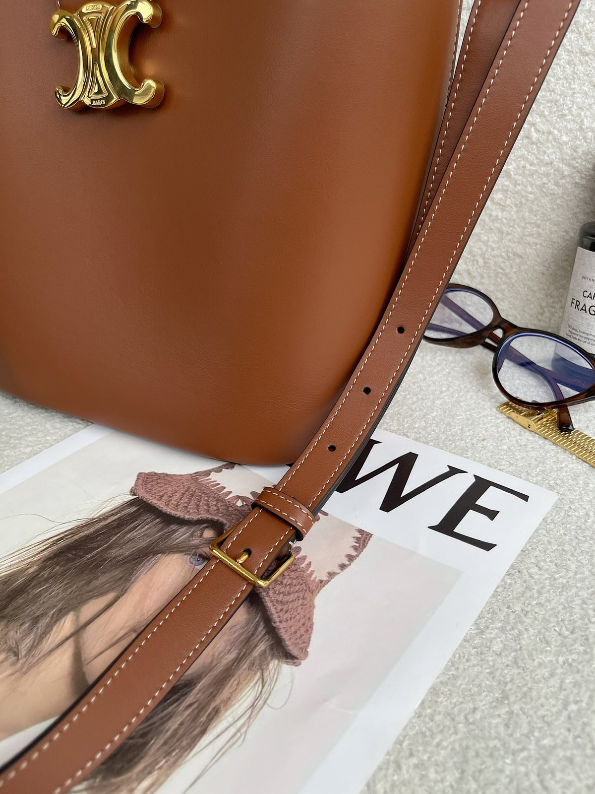 CELINE Bucket Bag in Brown