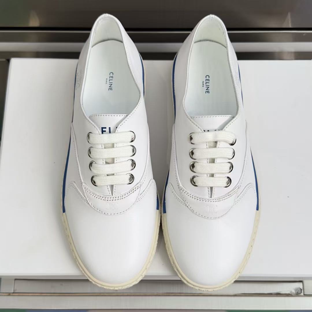 CELINE Alan Casual Sneakers — White