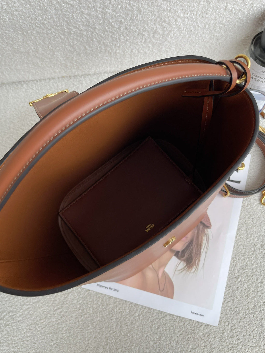 CELINE Bucket Bag in Brown