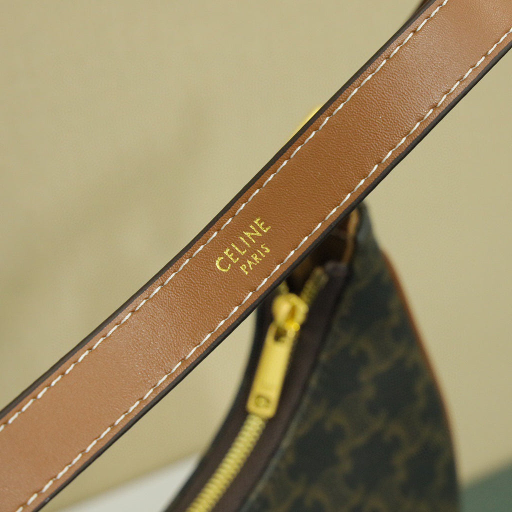 CELINE Classic Ava Shoulder Bag — Leather | Brown