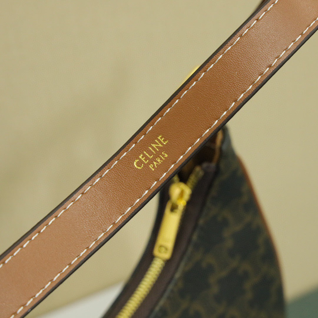 CELINE Classic Ava Shoulder Bag — Leather | Brown