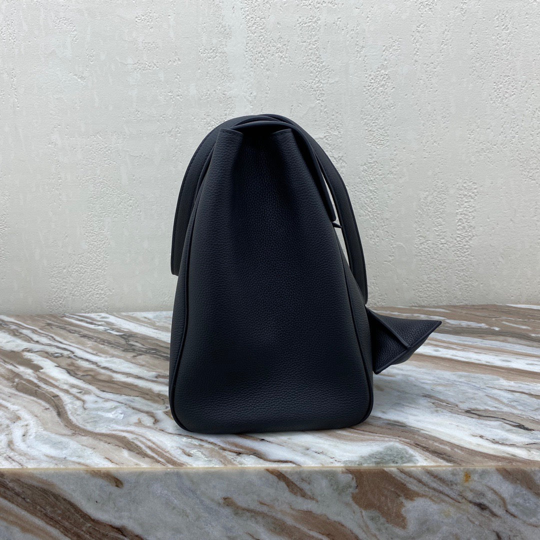 CELINE Soft Bag in Black Smooth Calfskin