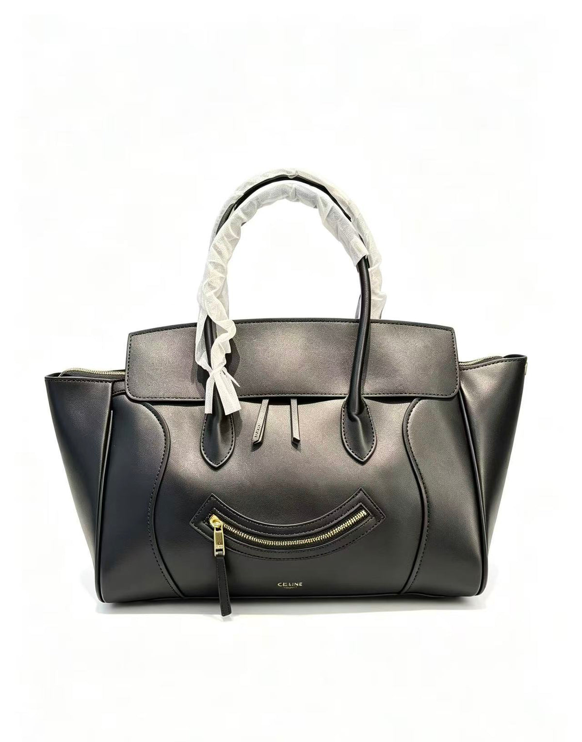 CELINE Smiling Face Bag in Black
