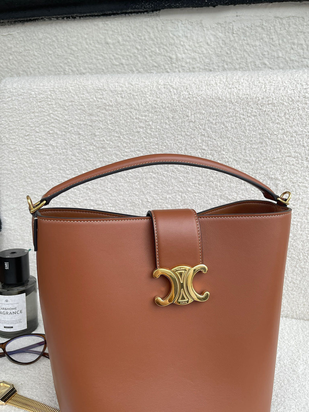 CELINE Bucket Bag in Brown