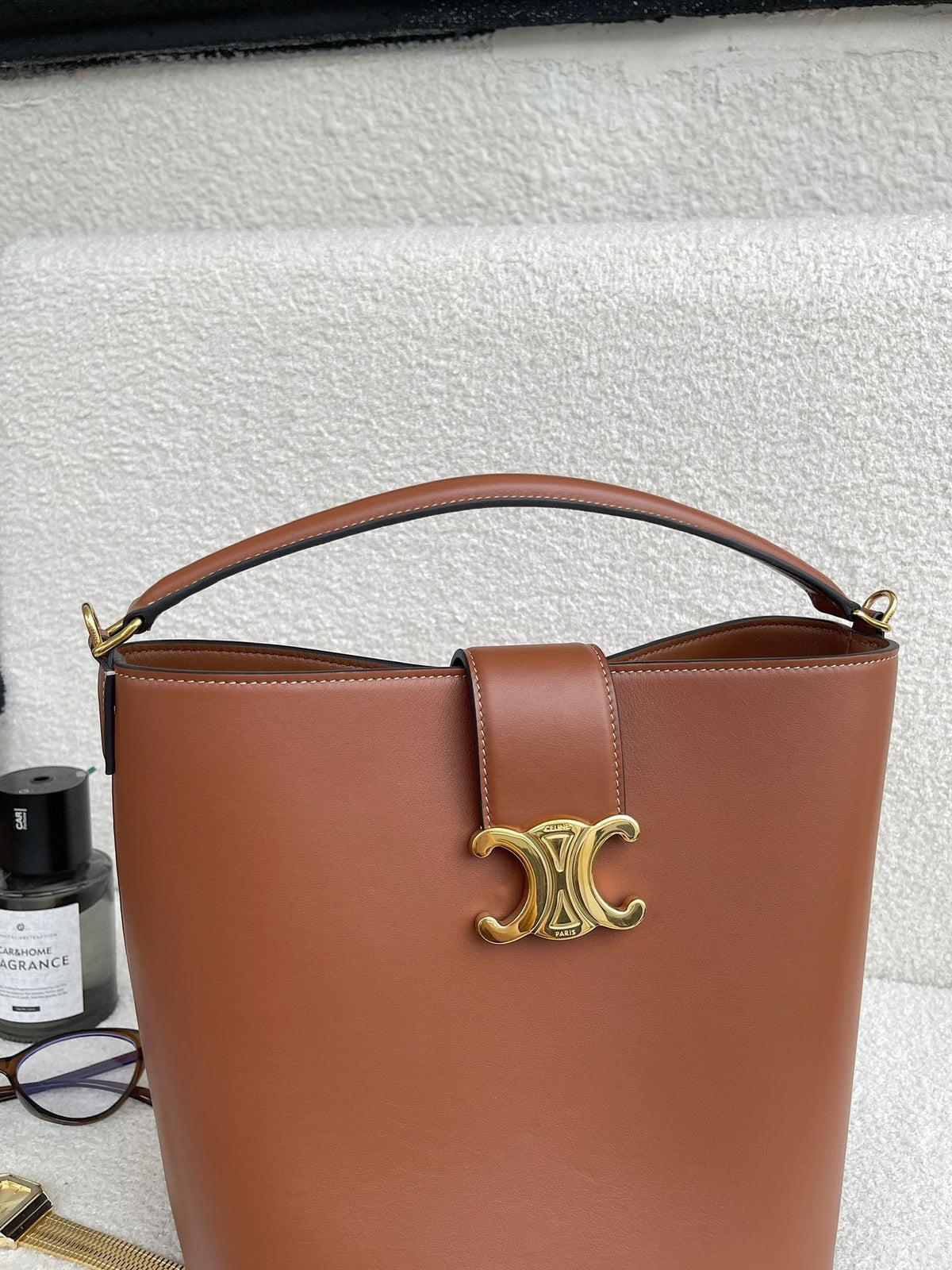 CELINE Bucket Bag in Brown