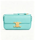 Celine Mint Green Claude Leather Crossbody Bag