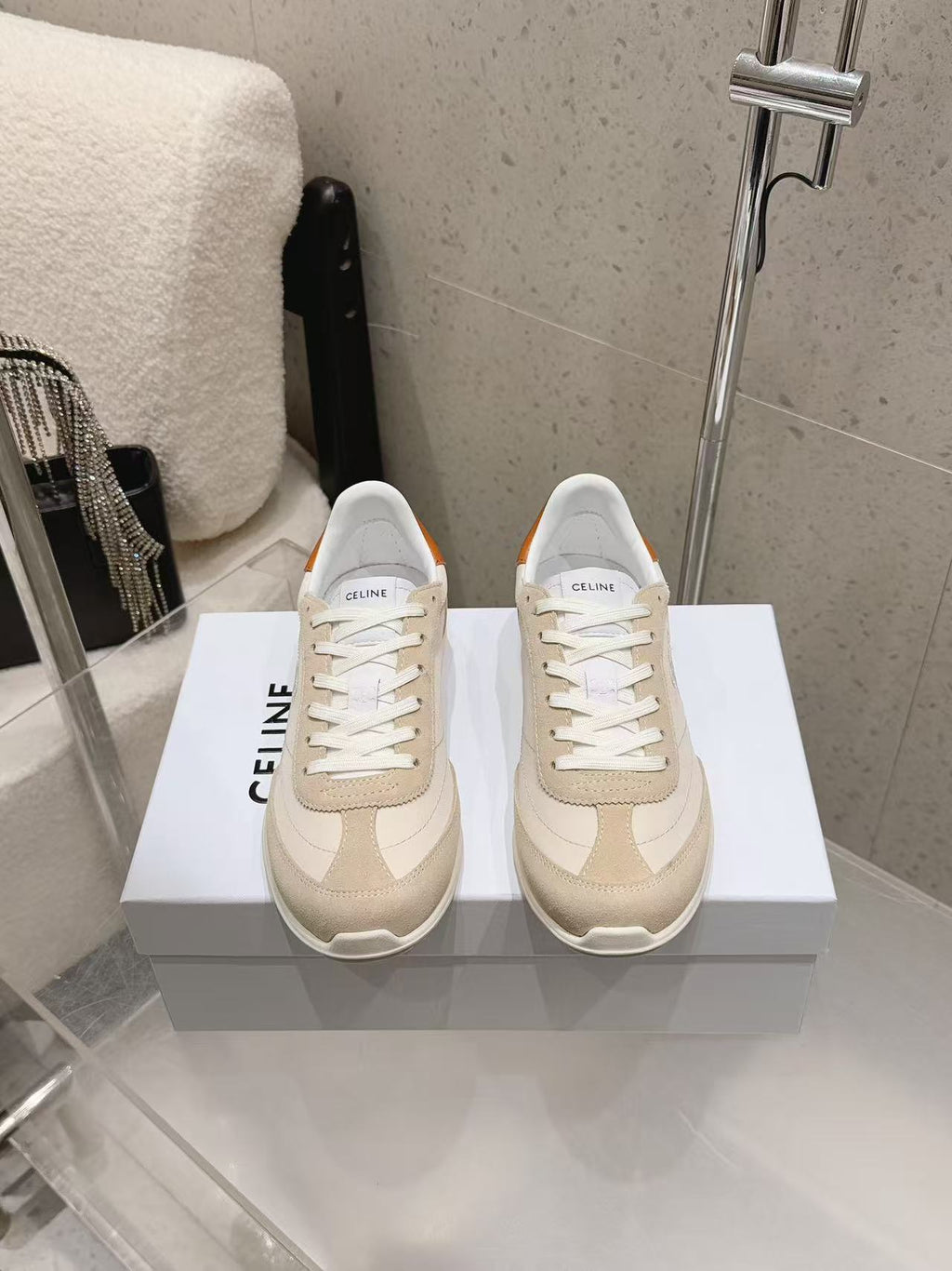 CELINE New Logo Laced Casual Sneakers 36-40