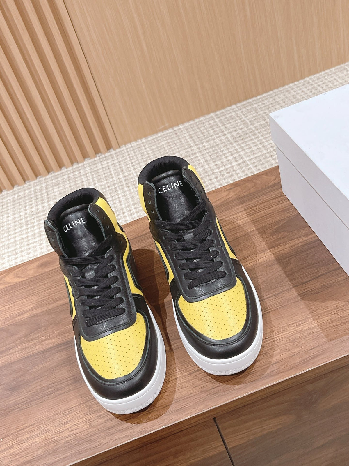 CELINE Unisex Platform Sneakers — All-Season