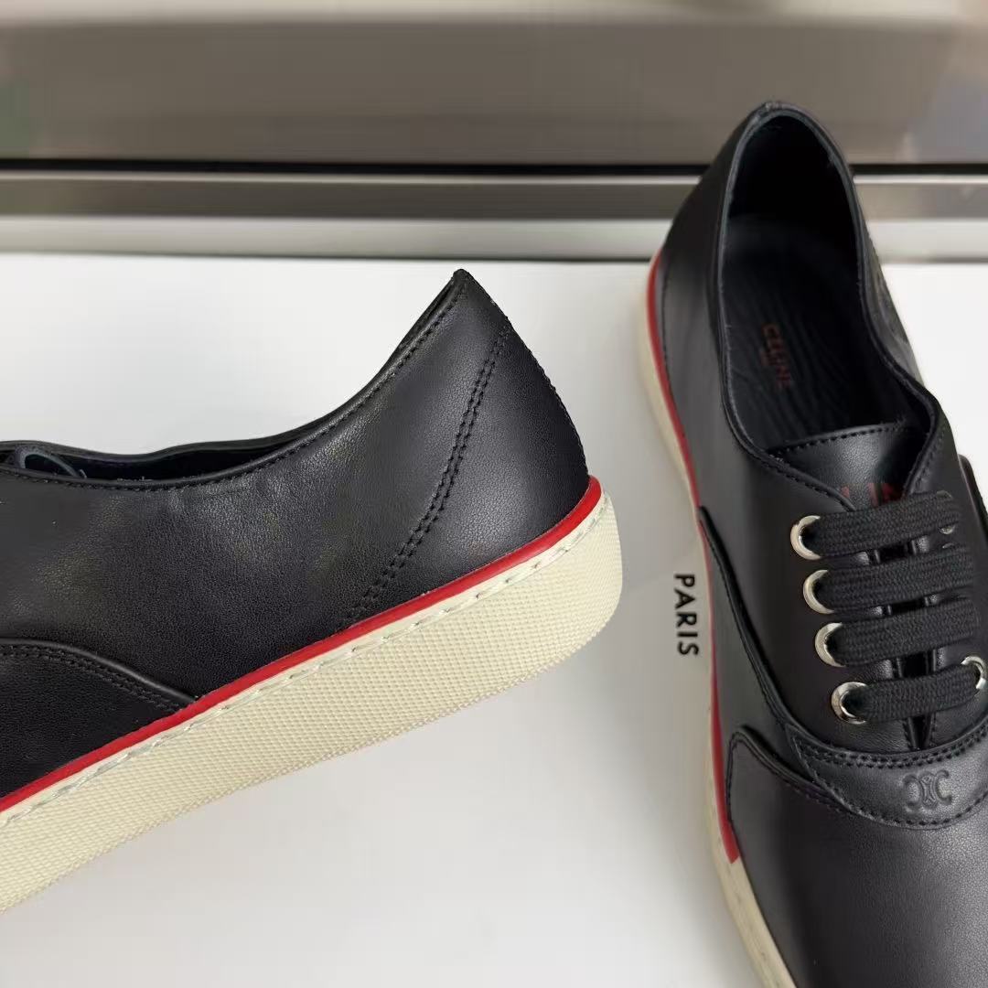 CELINE Alan Casual Sneakers — Black