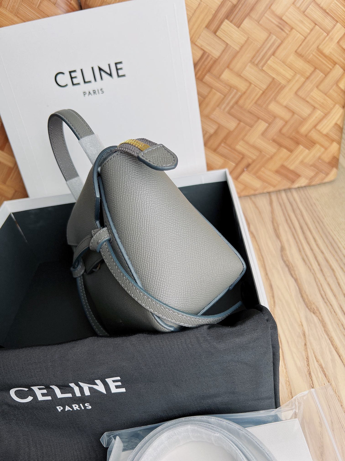 CELINE Belt Bag in Grained Cowhide Leather
