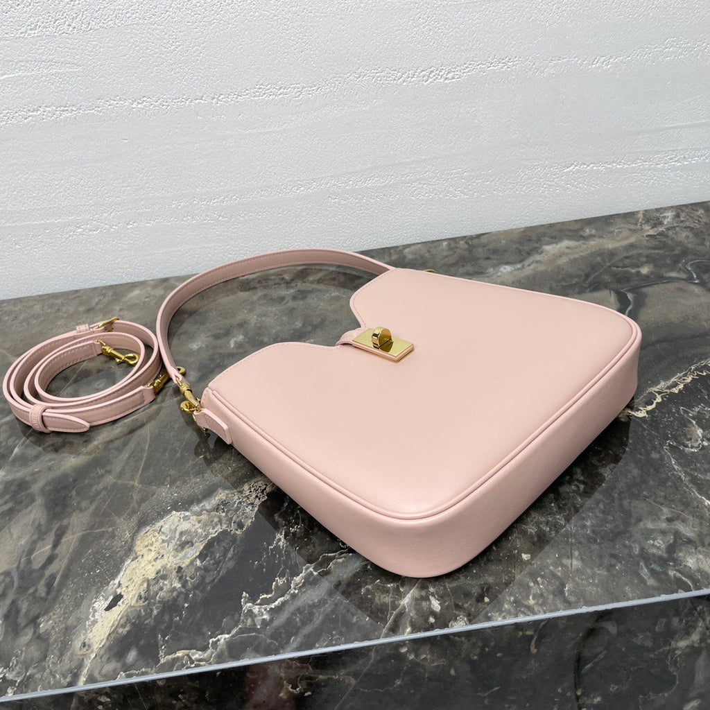 CELINE Camille Soft Calfskin Bag in Pink