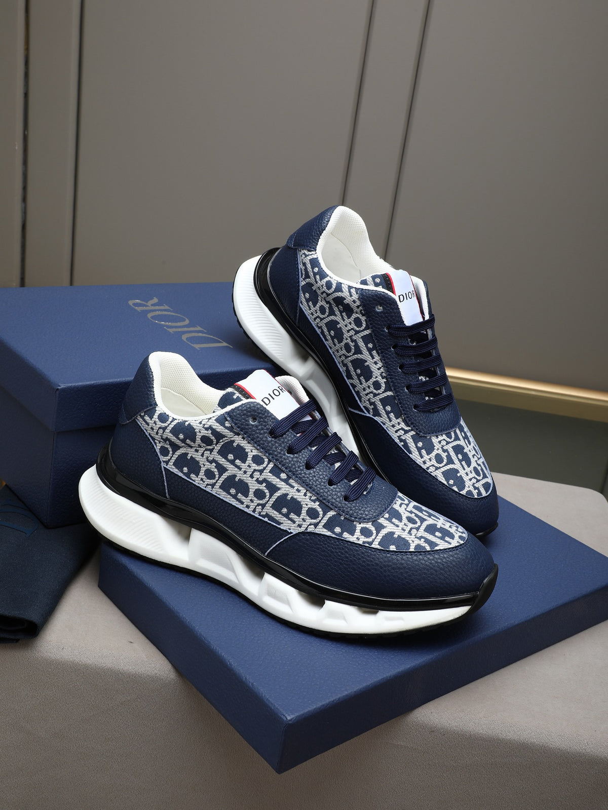 Dior Oblique Jacquard Canvas Sneakers