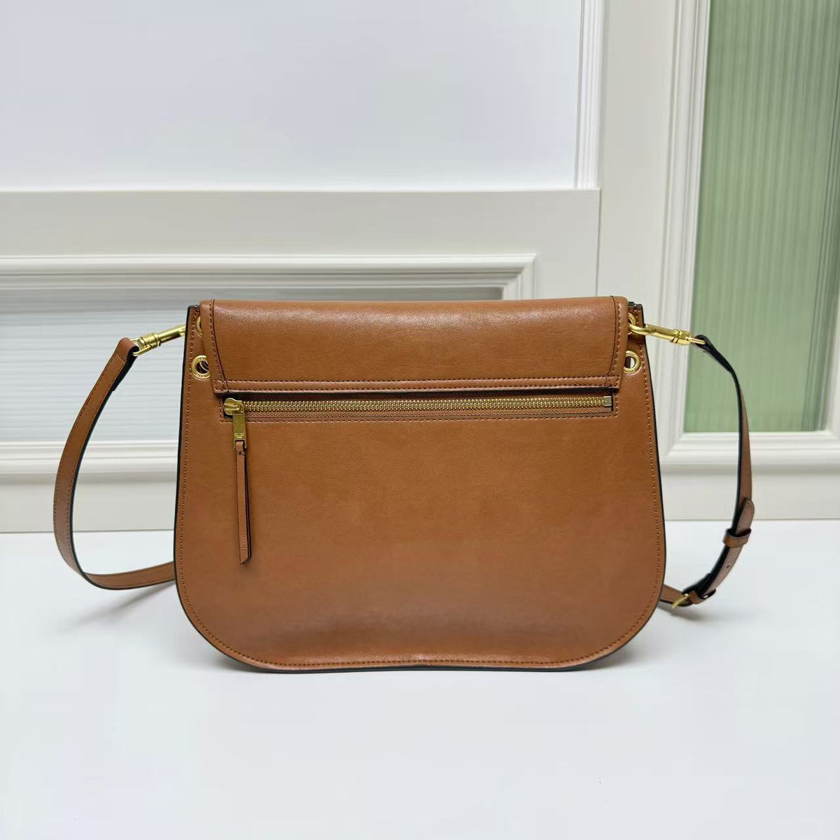 CELINE Triomphe Besace Bag in Brown