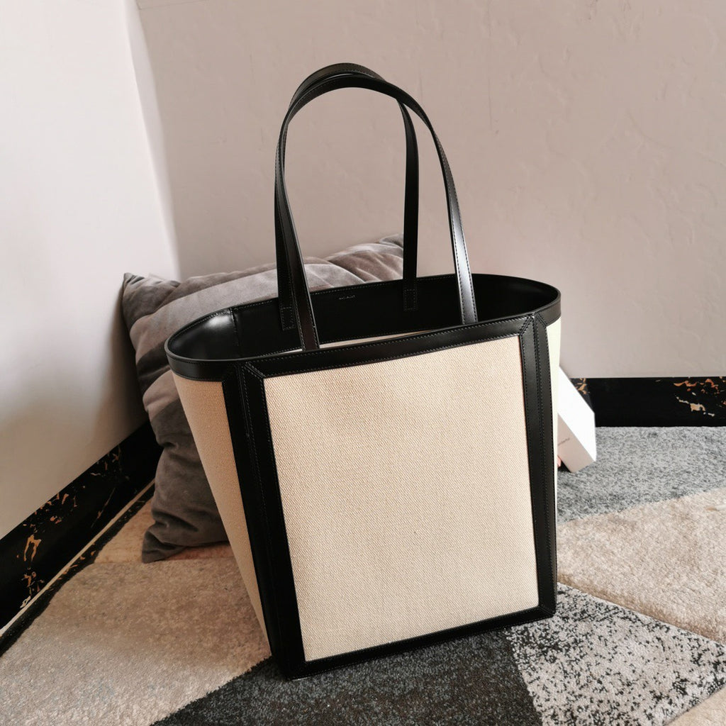 CELINE Cabas Tote Bag in Beige
