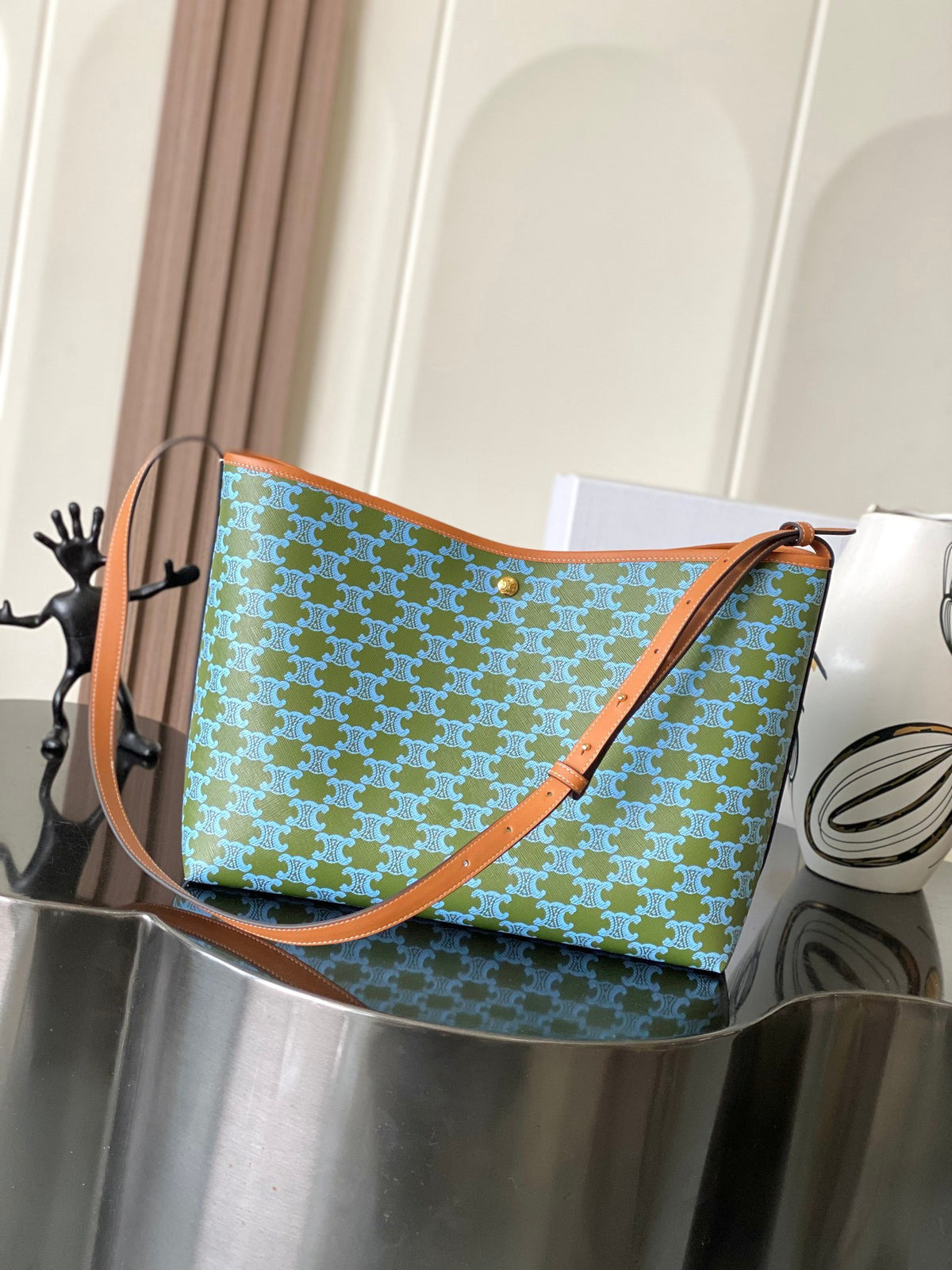 CELINE Monogram Soft Shopper Bag