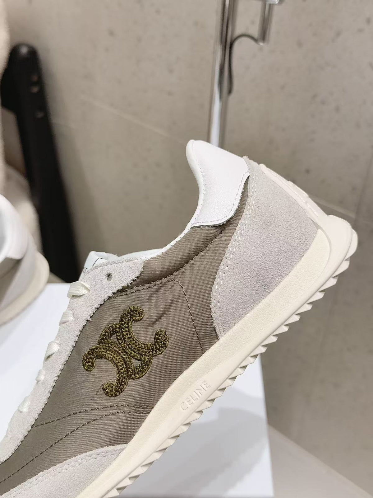 CELINE New Logo Laced Casual Sneakers