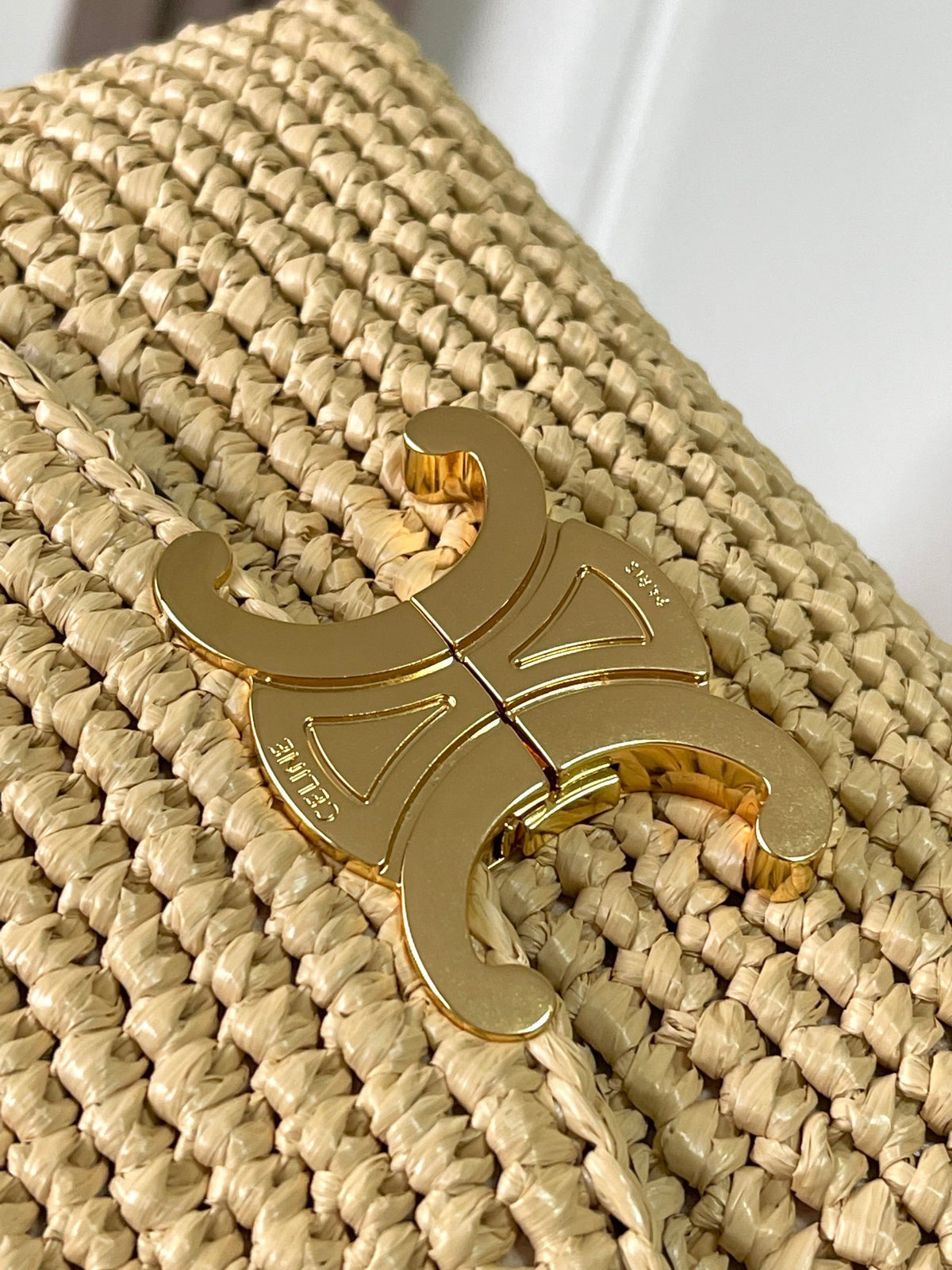 CELINE Teen Nino Woven Handbag