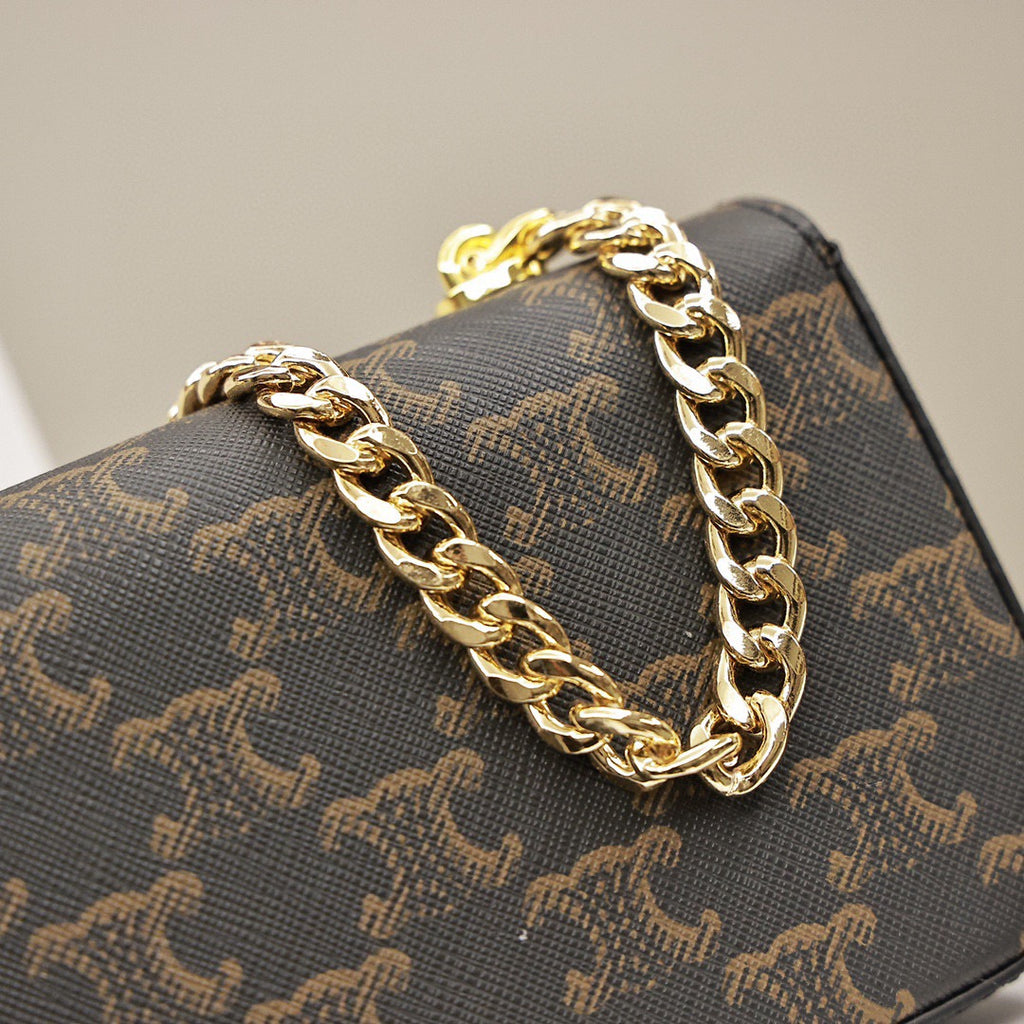 Celine Tan Chain Shoulder Bag