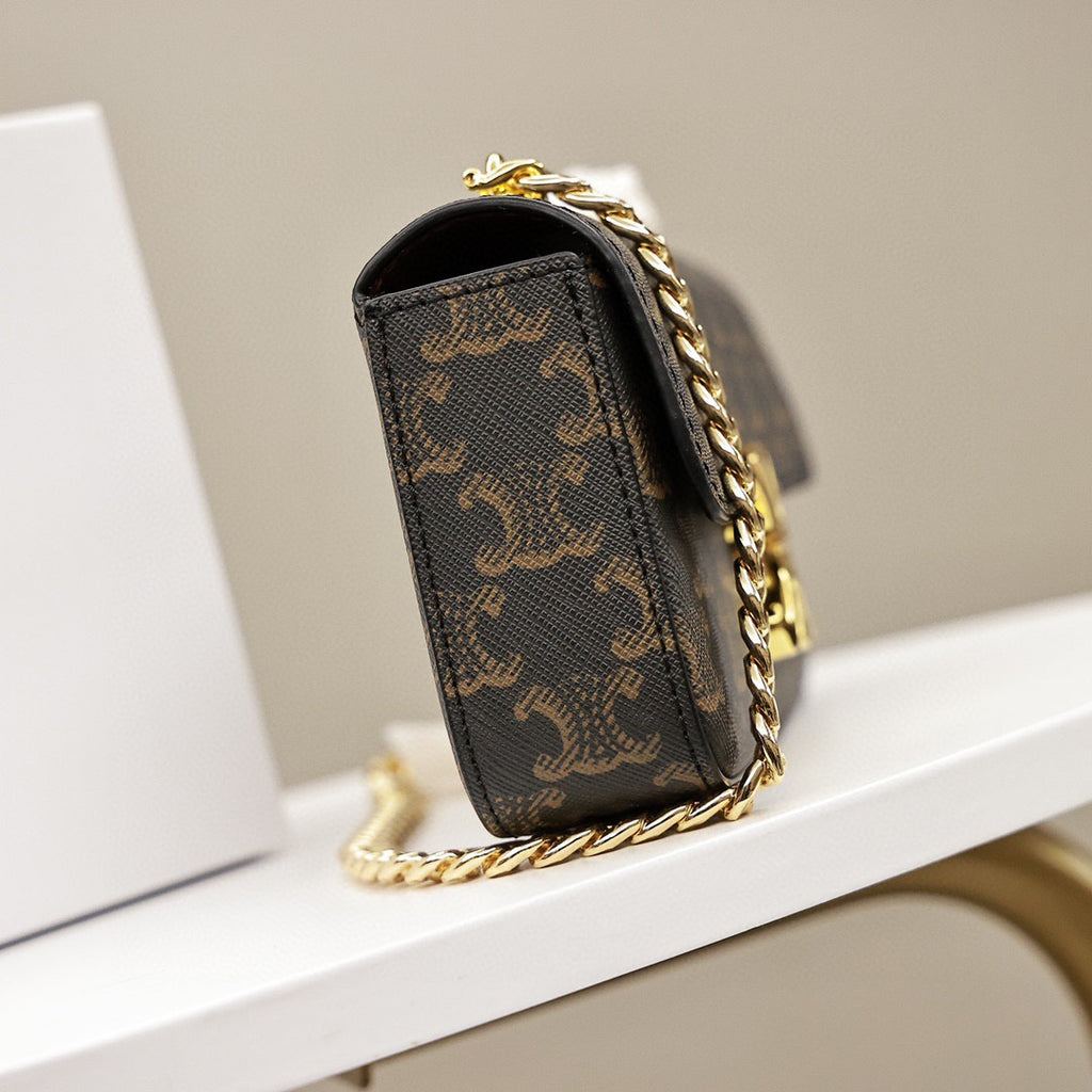 Celine Tan Chain Shoulder Bag