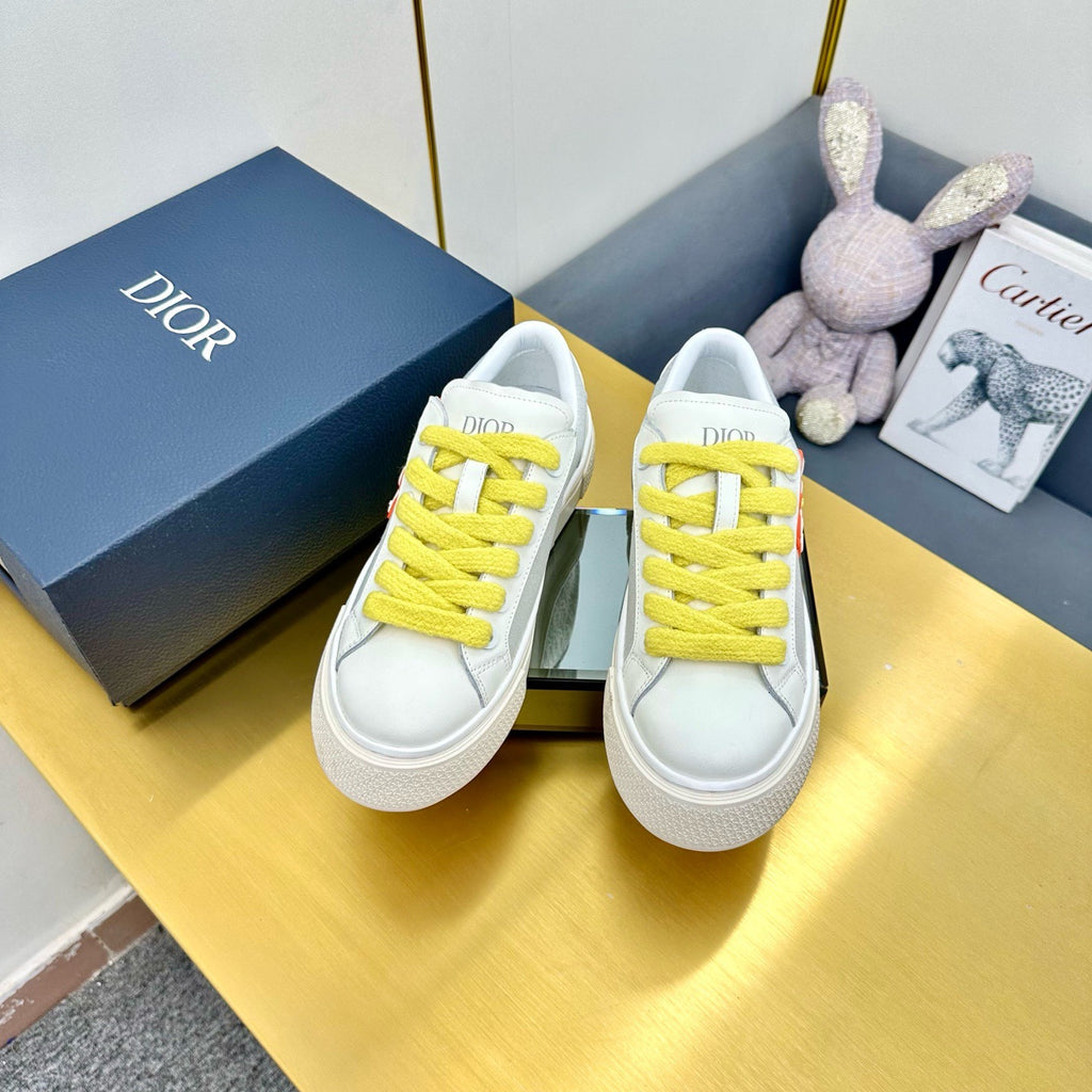 Dior Monogram Pebble-Grain Sneakers
